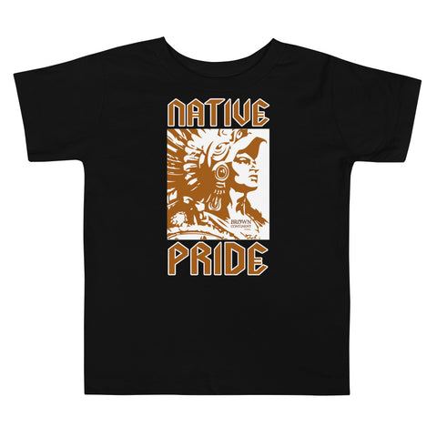 Cuauhtemoc Native Pride Toddler T-shirt Dark